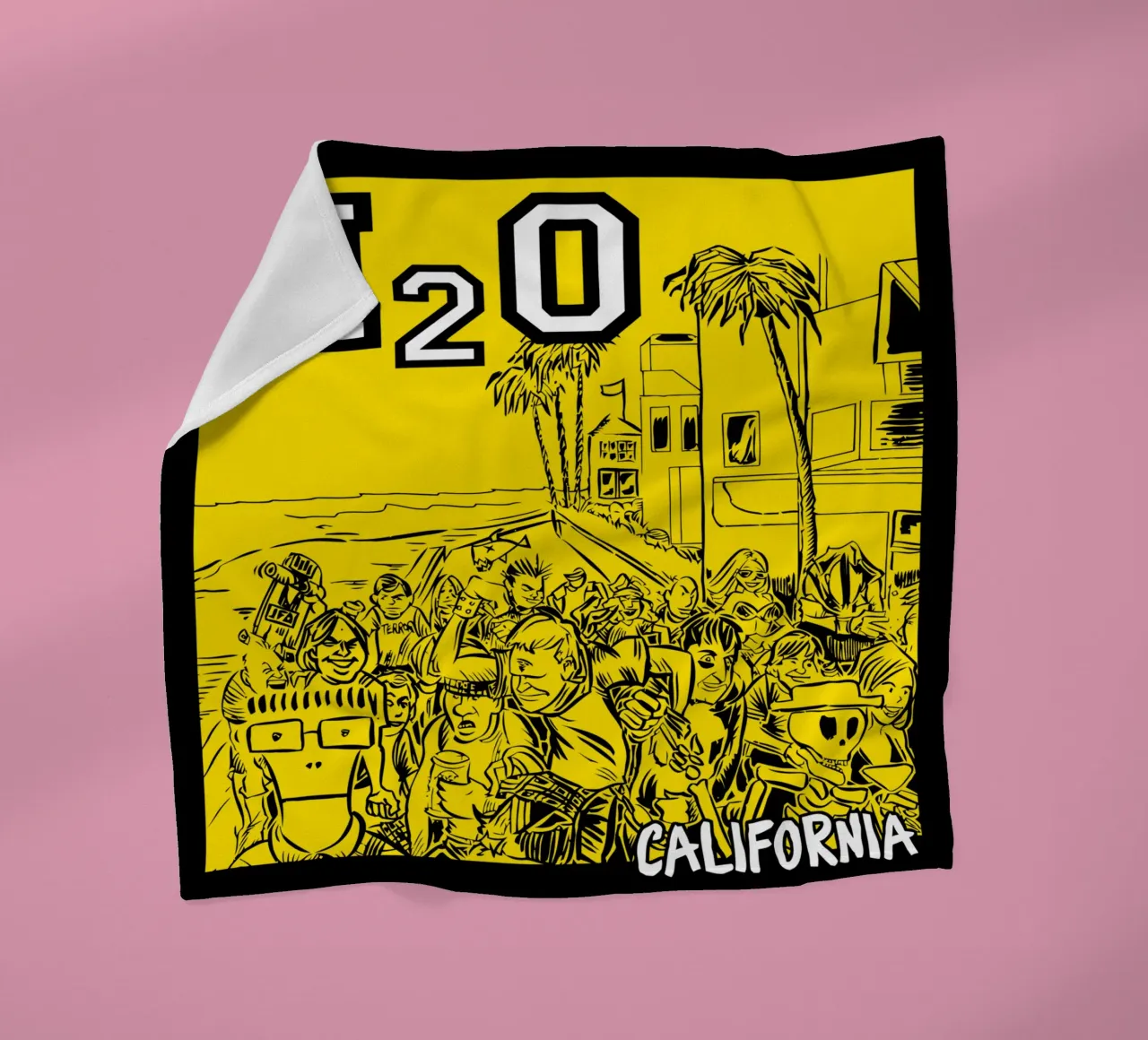H2O coperta in pile da lauren shop