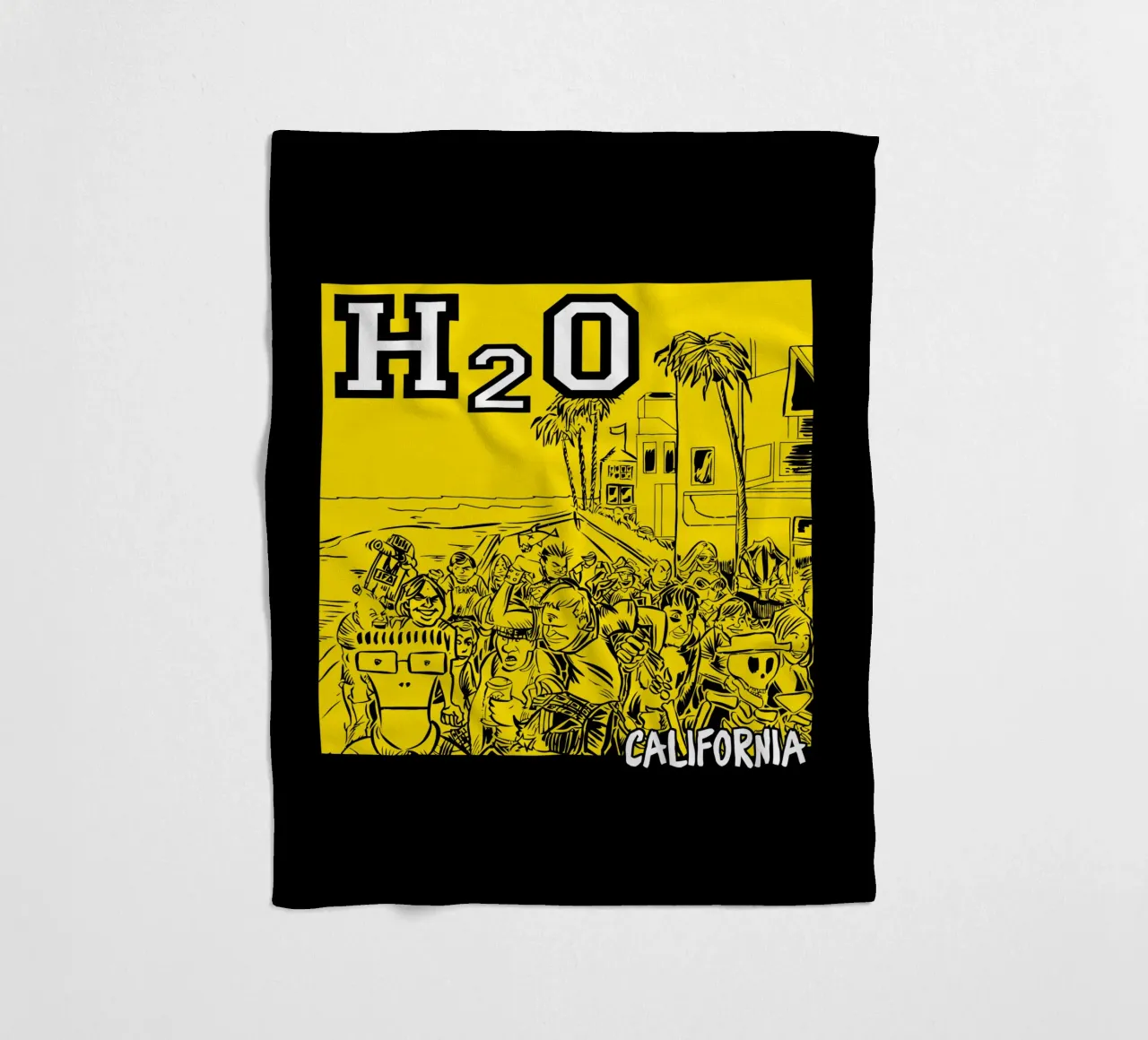 H2O coperta in pile da lauren shop