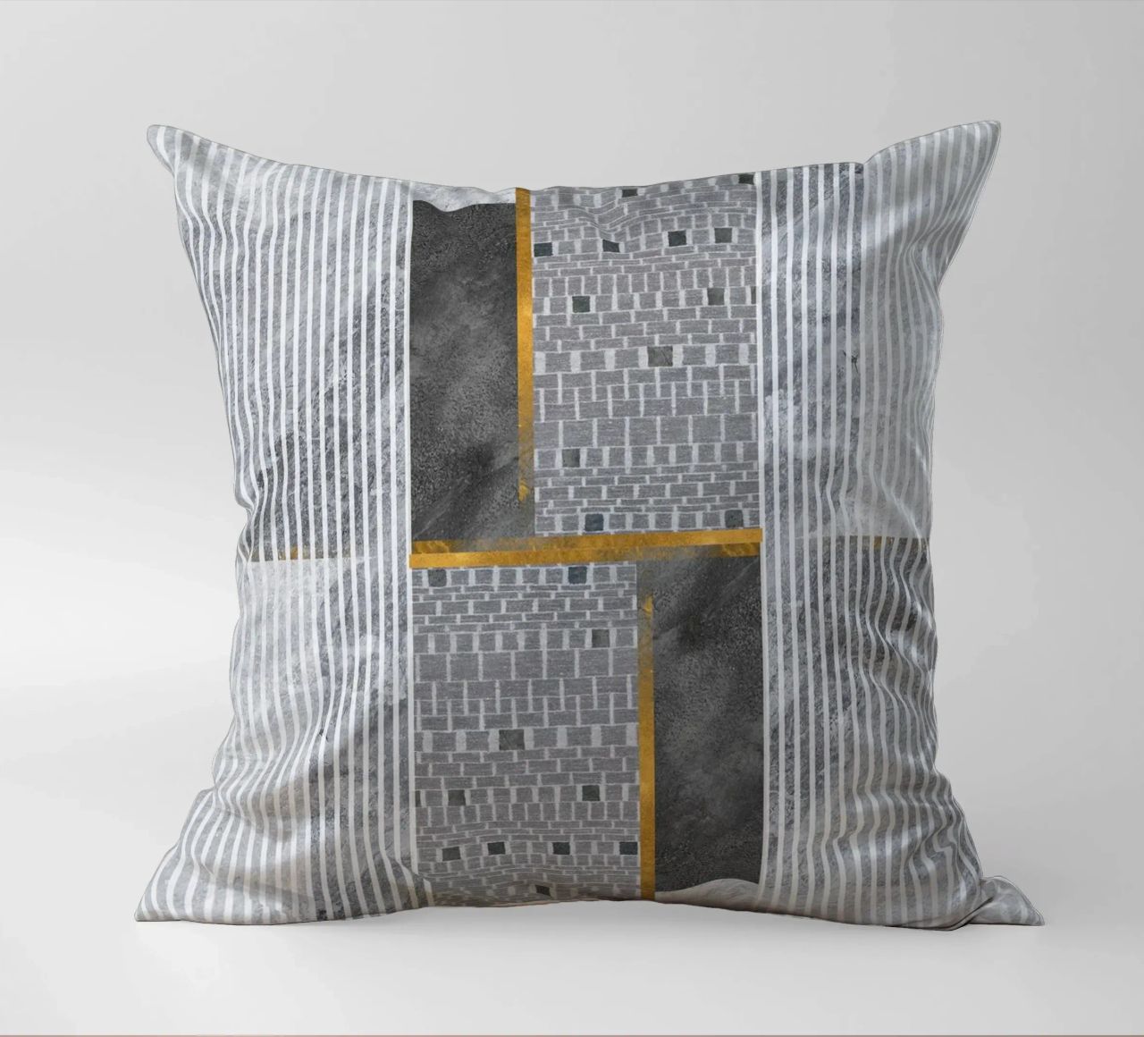 abstract art lines cuscino da vintageshop