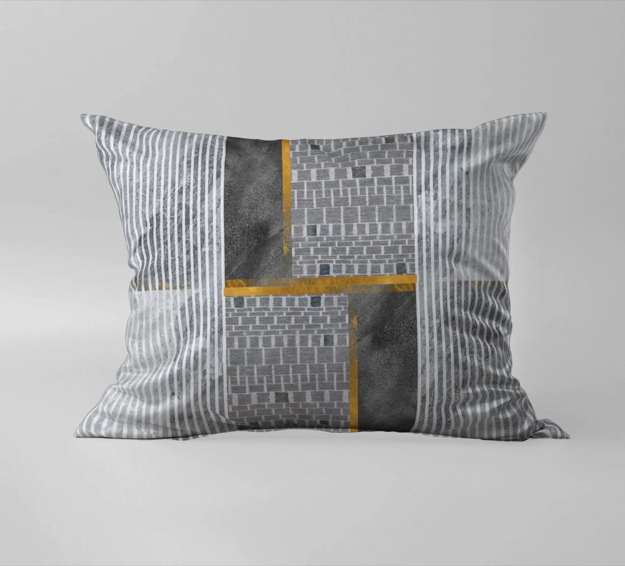 abstract art lines cuscino da vintageshop