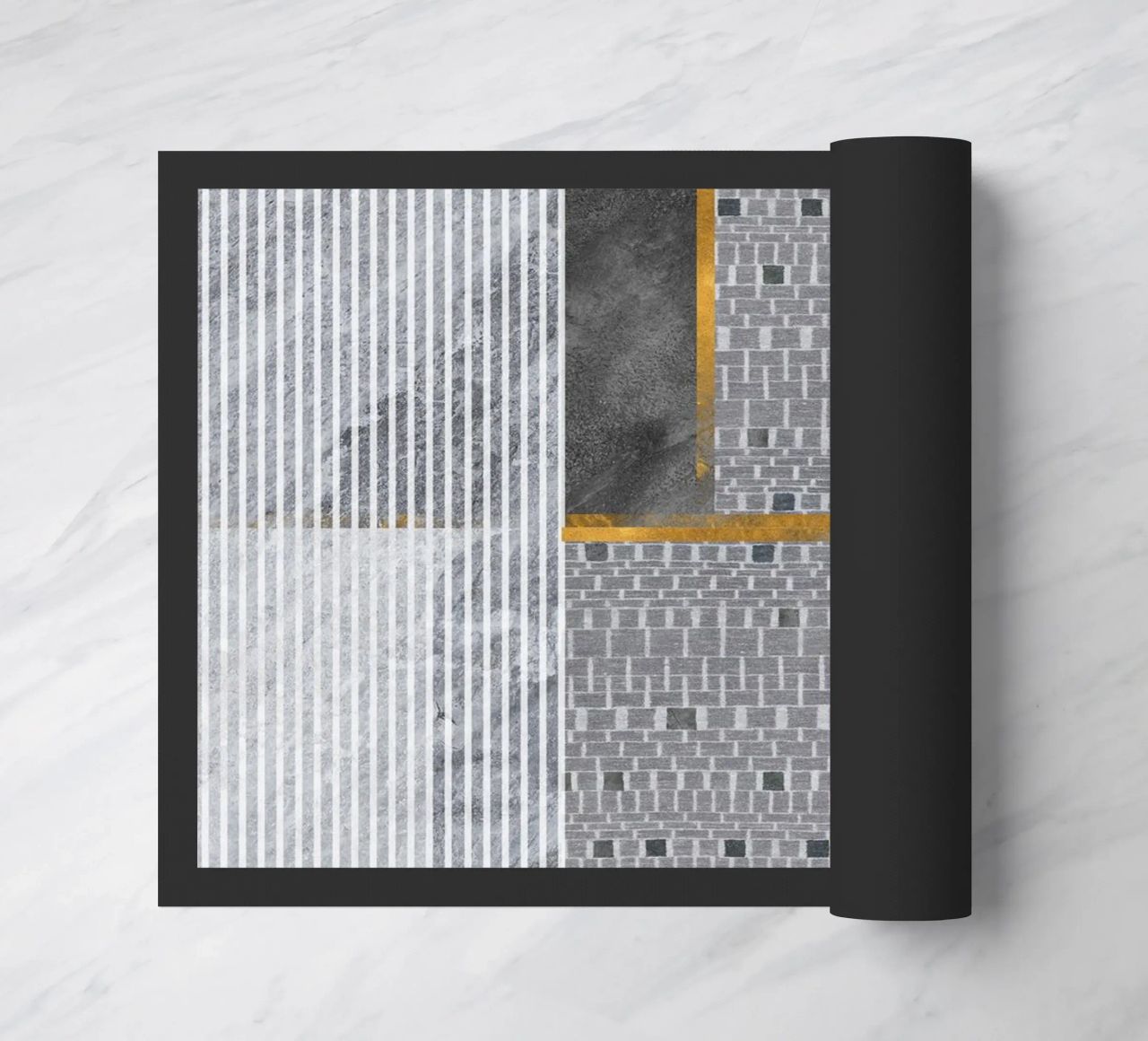 abstract art lines zerbino da vintageshop