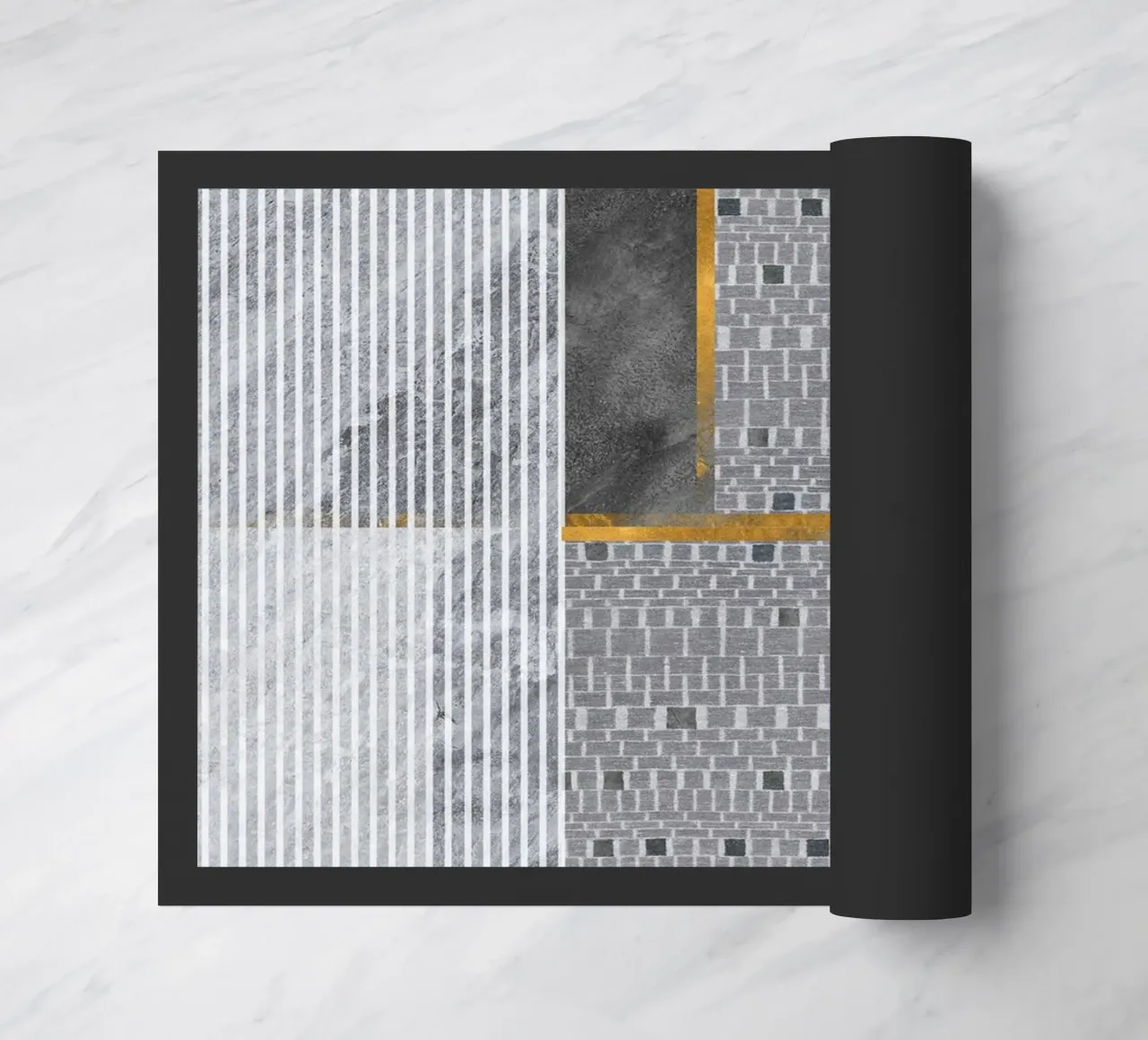 abstract art lines zerbino da vintageshop