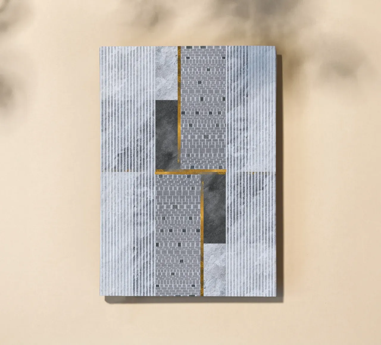 abstract art lines notebook by vintageshop