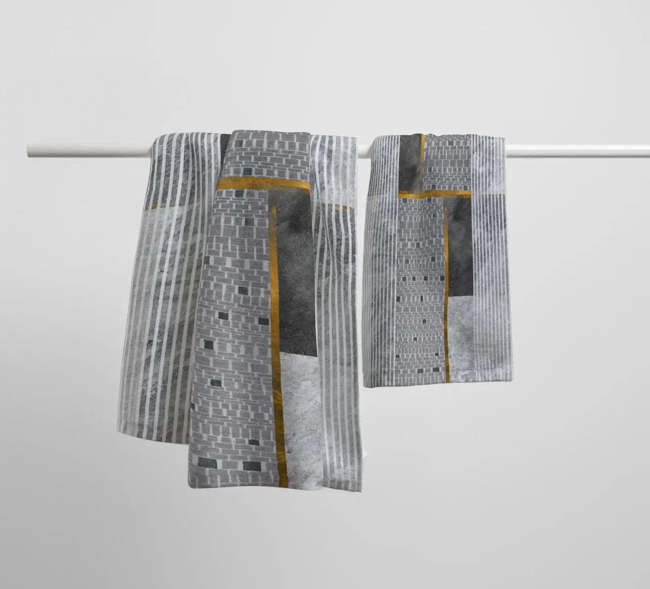 abstract art lines asciugamano da bagno da vintageshop