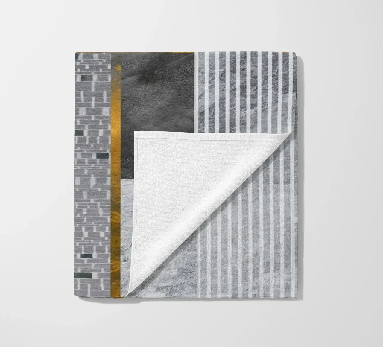 abstract art lines telo mare da vintageshop