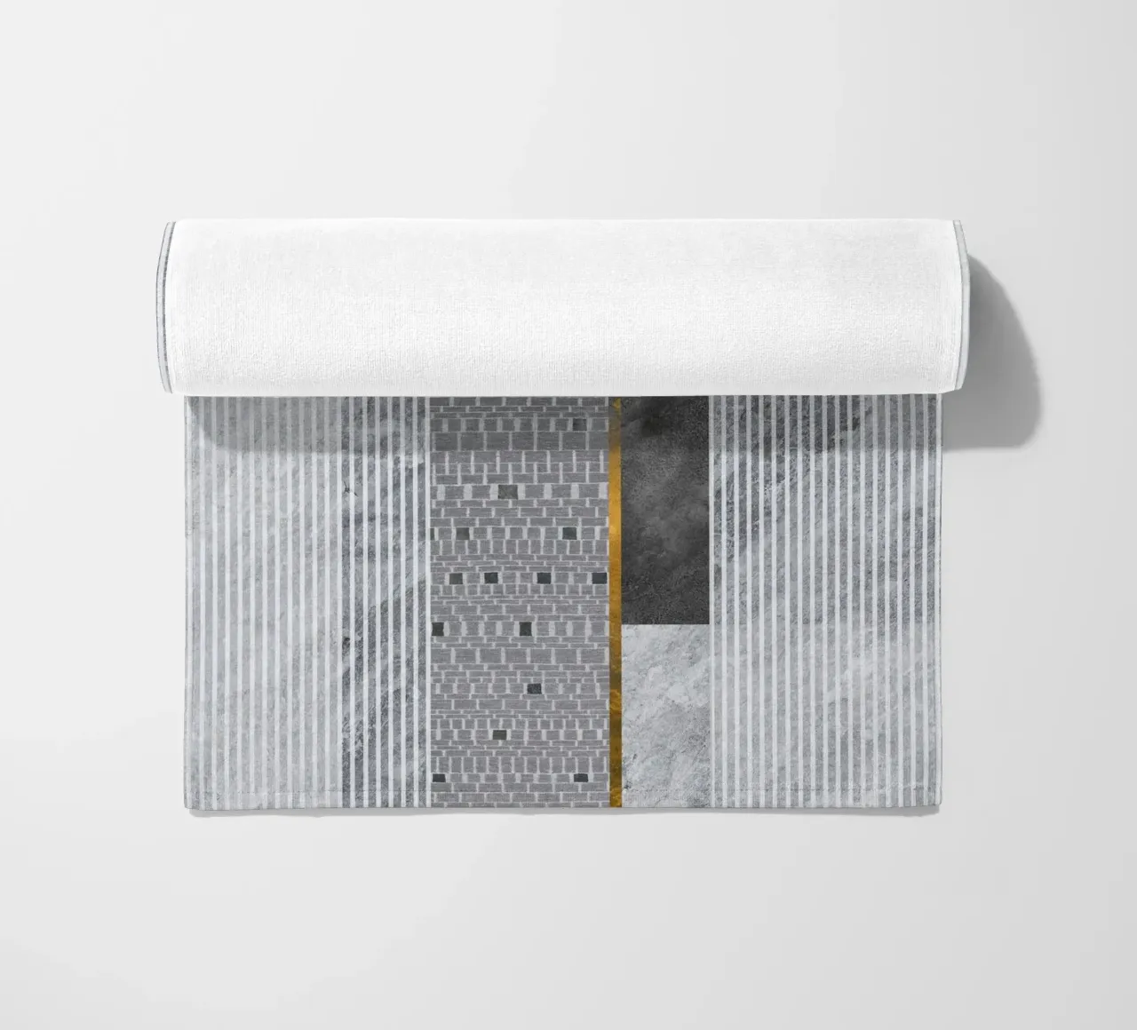 abstract art lines telo mare da vintageshop