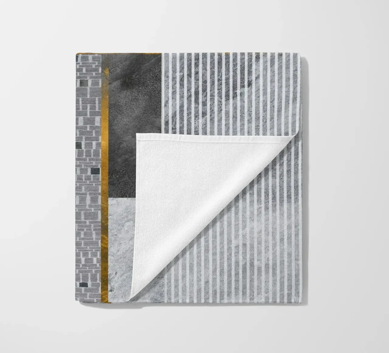 abstract art lines telo mare da vintageshop