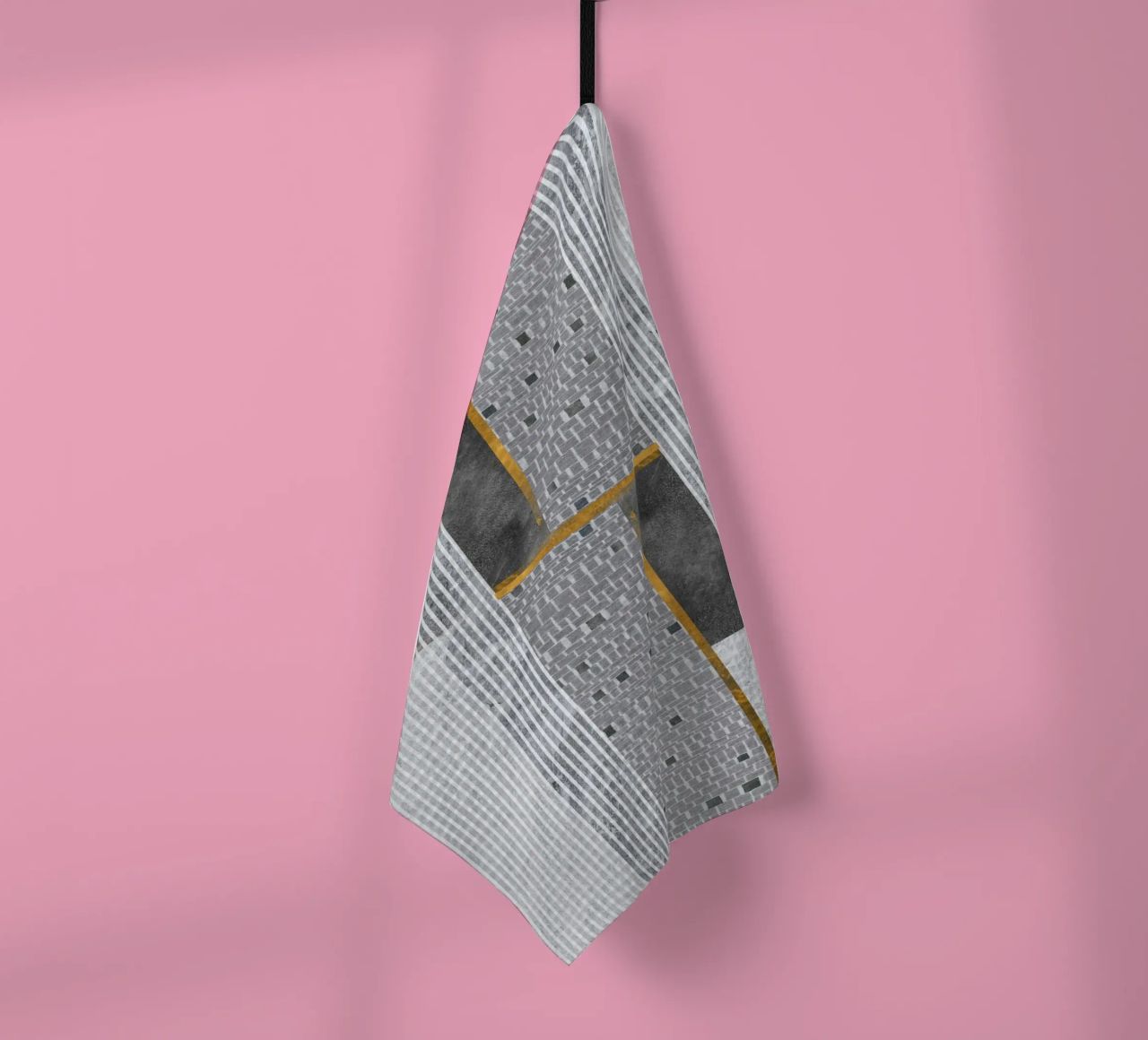 abstract art lines canovaccio da cucina da vintageshop