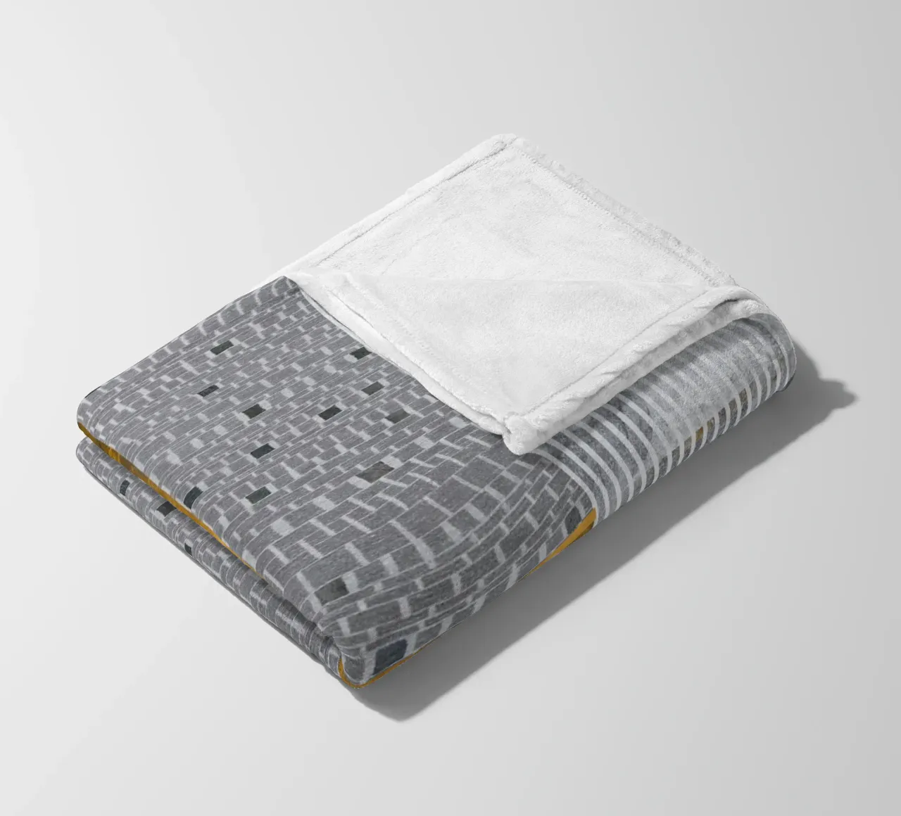 abstract art lines coperta in pile da vintageshop