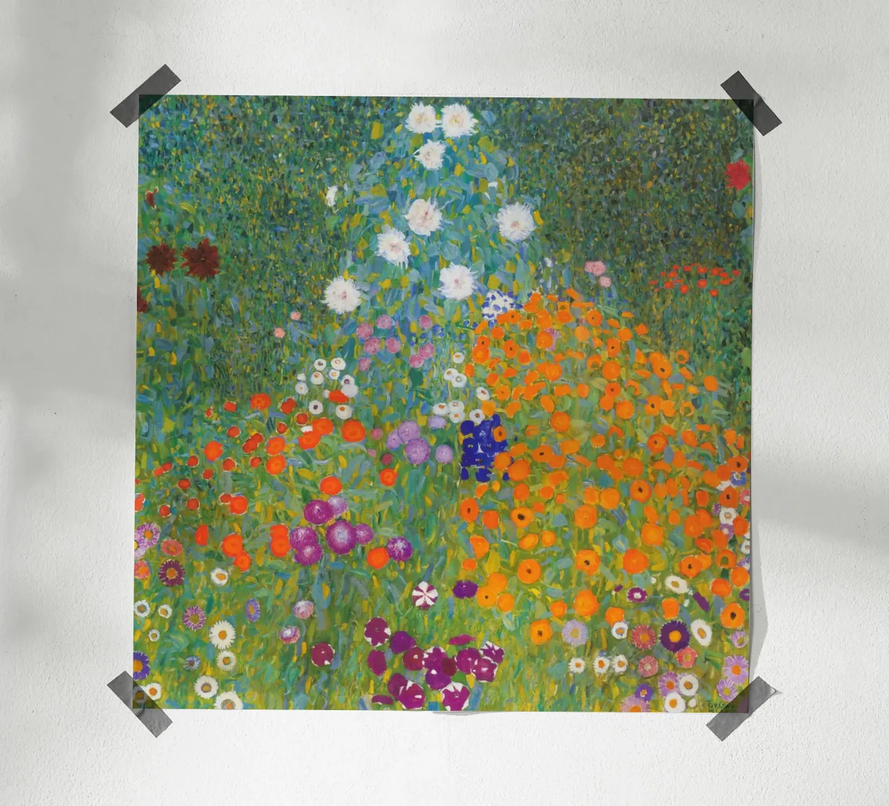Giardino di casa di Gustav Klimt (1907) poster da Gustav Klimt ART Prints