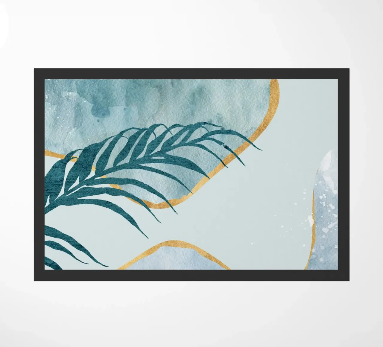 abstract watercolor art zerbino da vintageshop