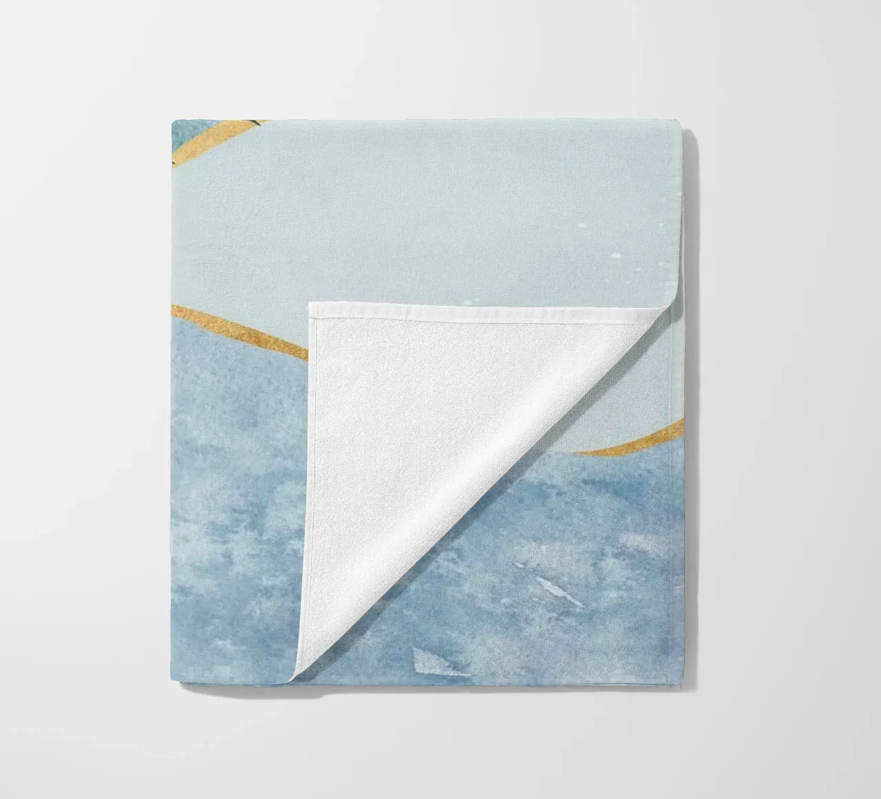 abstract watercolor art telo mare da vintageshop