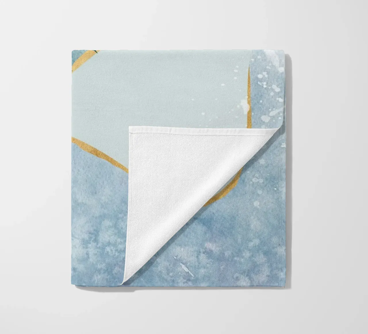 abstract watercolor art telo mare da vintageshop