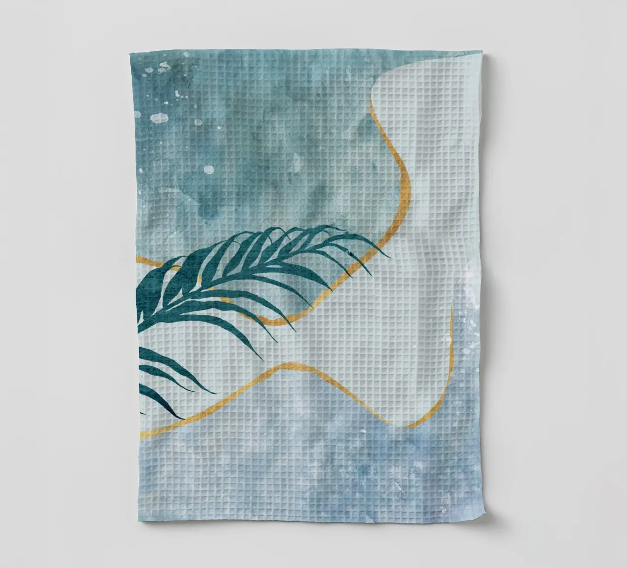 abstract watercolor art canovaccio da cucina da vintageshop