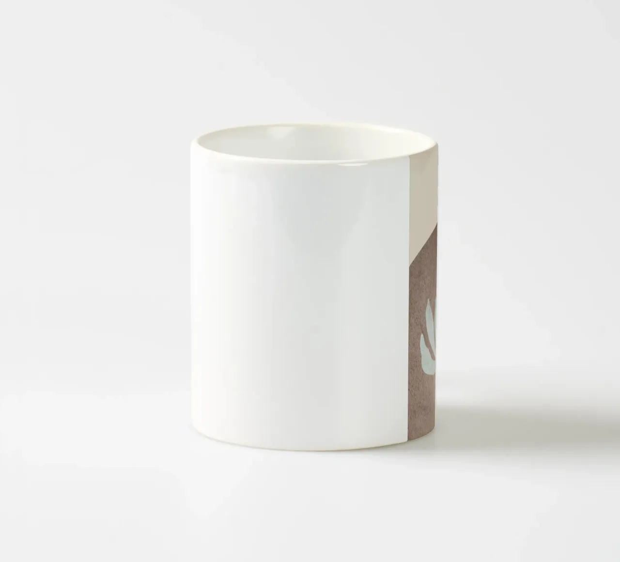 abstract art green leaf tazza in ceramica da vintageshop
