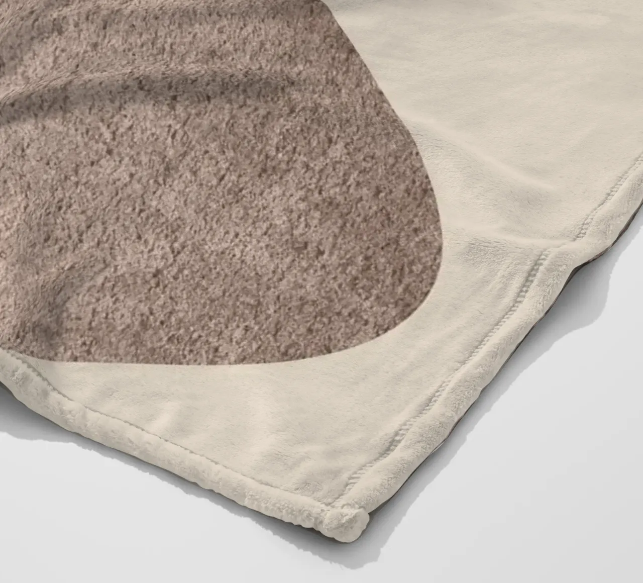abstract art green leaf fleece blanket by vintageshop