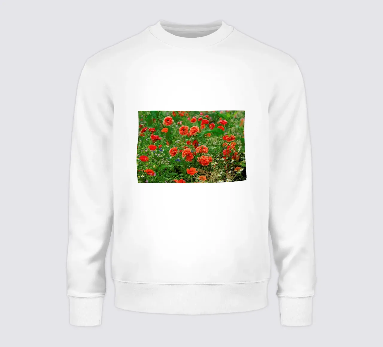 Romantic Red Poppies felpa da Curious Collections by Marielle Leenders