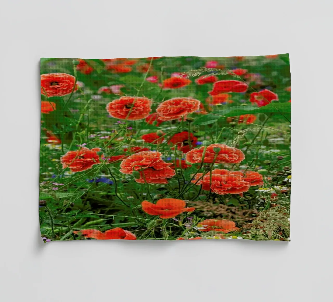 Romantic Red Poppies canovaccio da cucina da Curious Collections by Marielle Leenders
