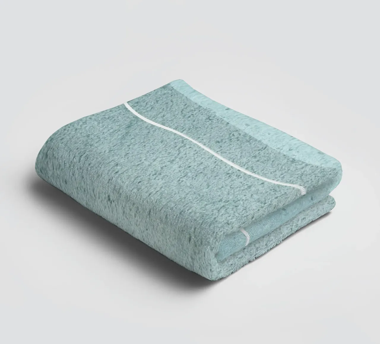 light blue abstract art asciugamano da bagno da vintageshop