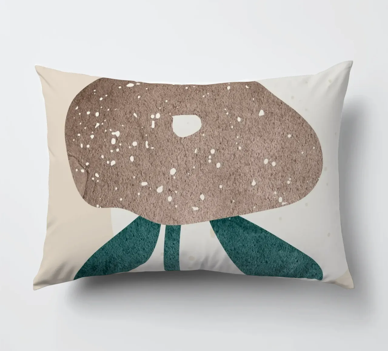 abstract art a simple flower cuscino da vintageshop