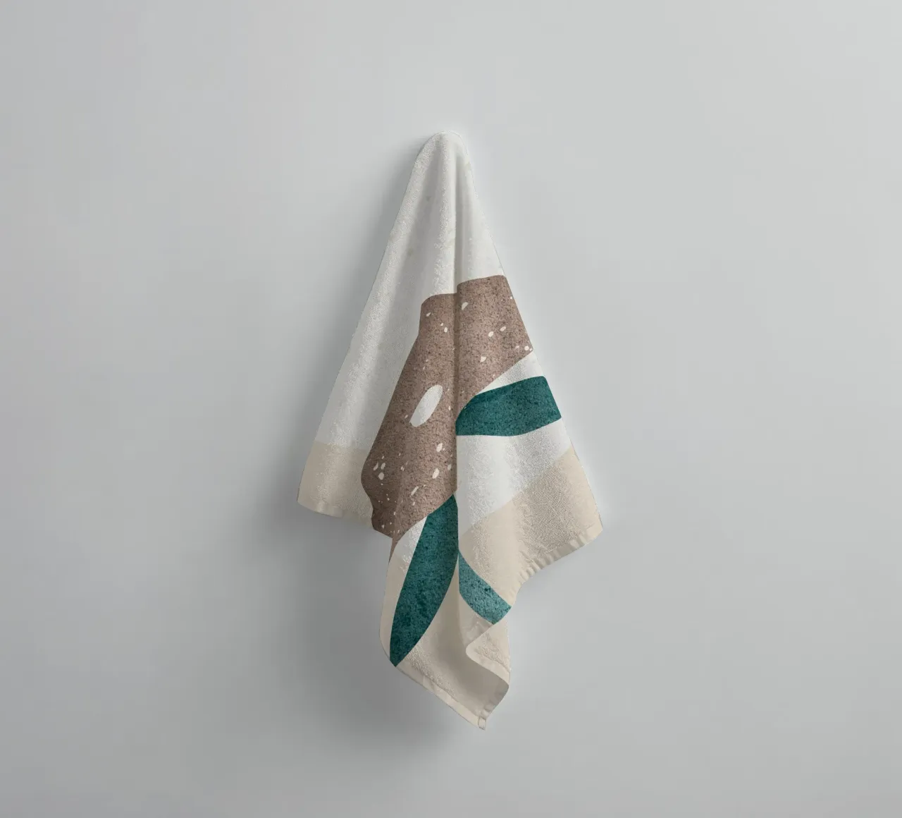 abstract art a simple flower asciugamano da bagno da vintageshop