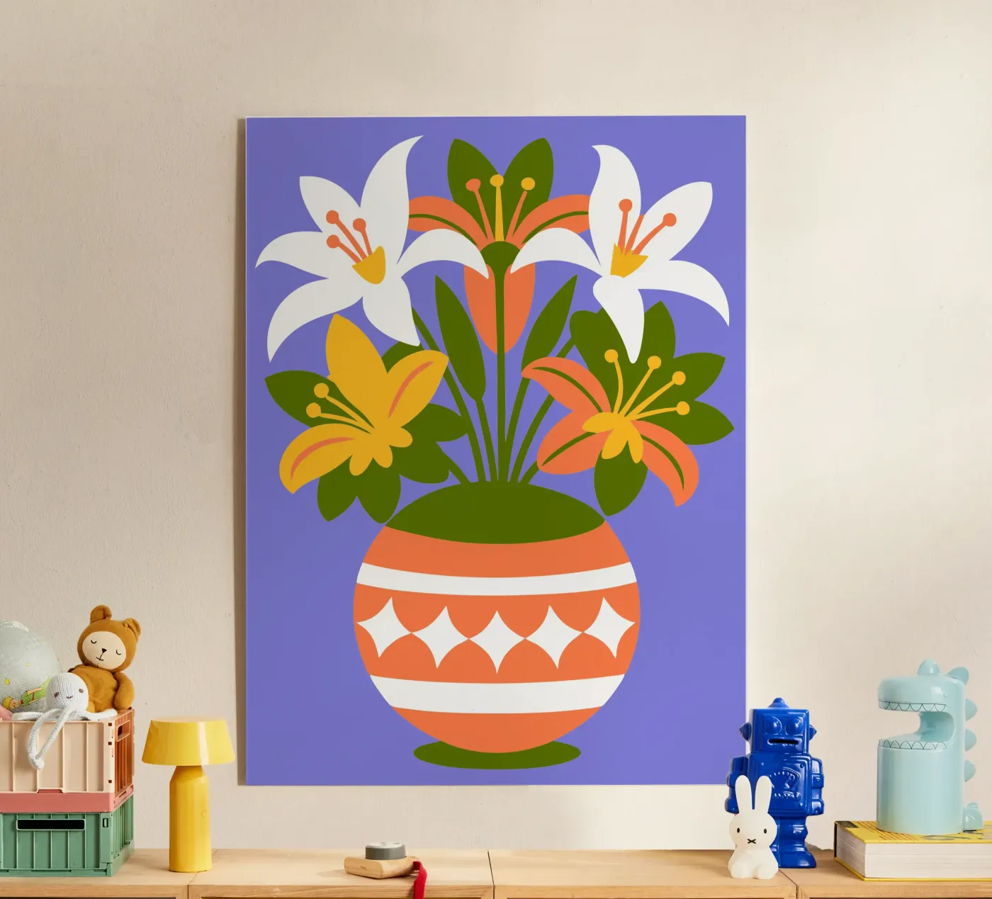 Fleurs et vases plexiglas de FLOWER PLACE SHOP