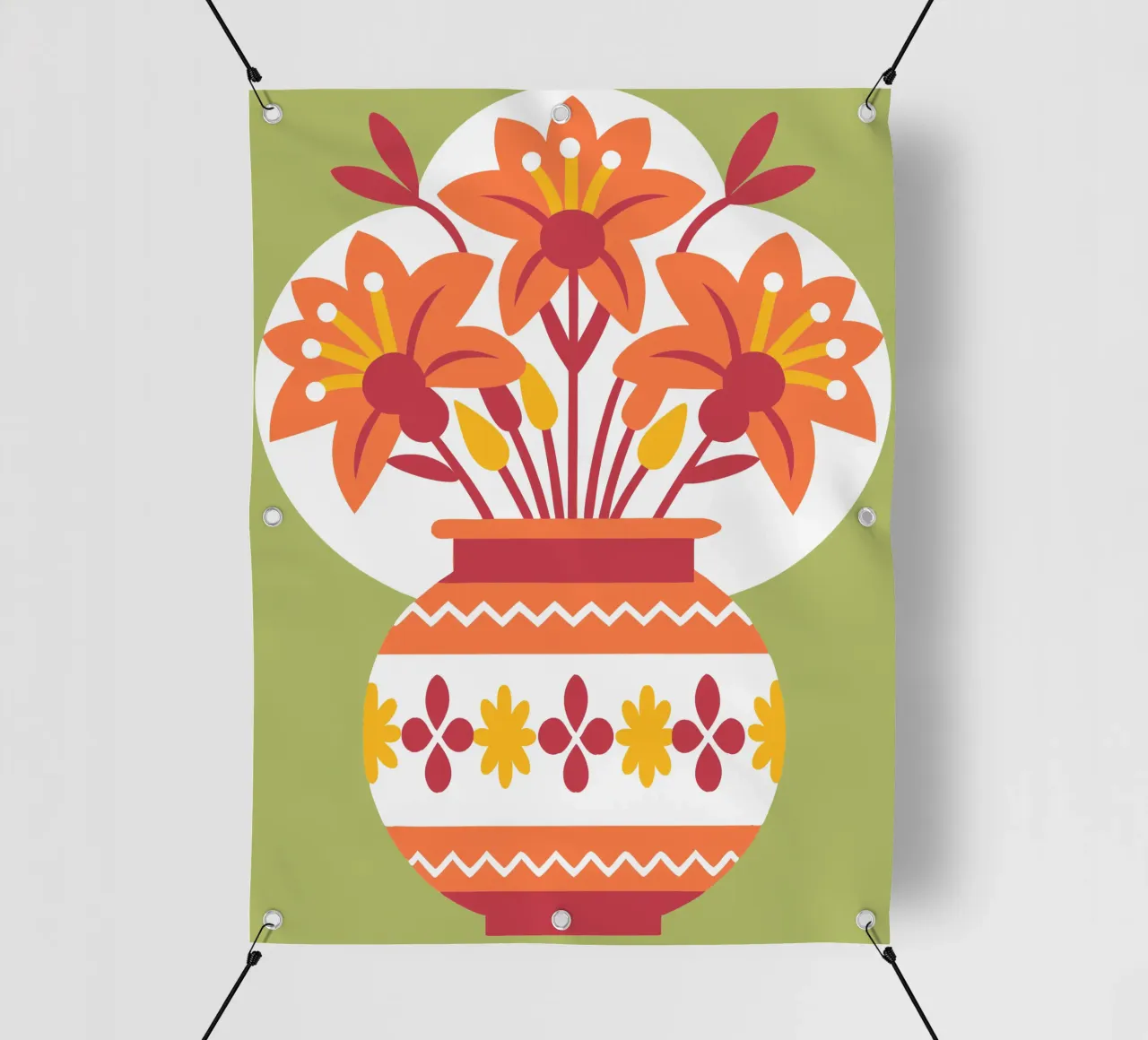 Fiori e vasi telo in pvc da FLOWER PLACE SHOP