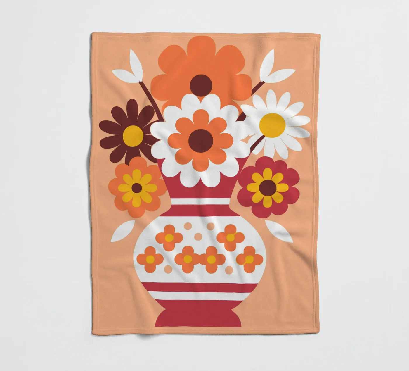 Flowers and Vases coperta in pile da FLOWER PLACE SHOP
