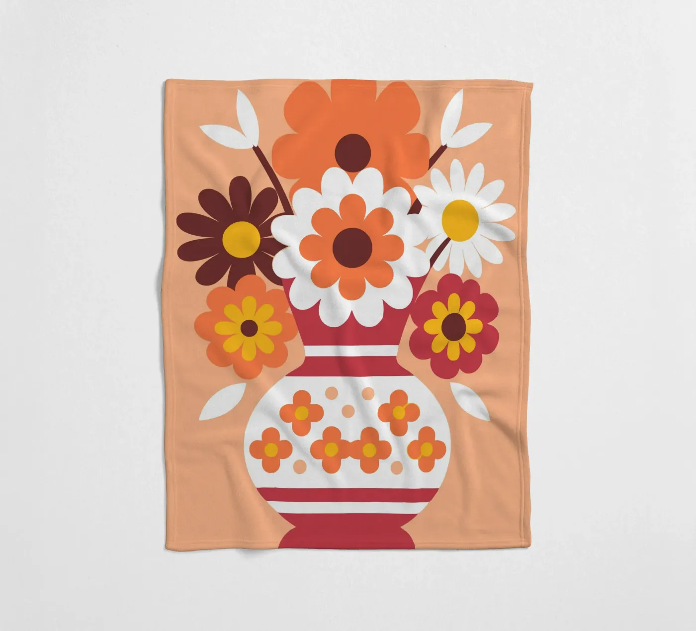 Flowers and Vases coperta in pile da FLOWER PLACE SHOP