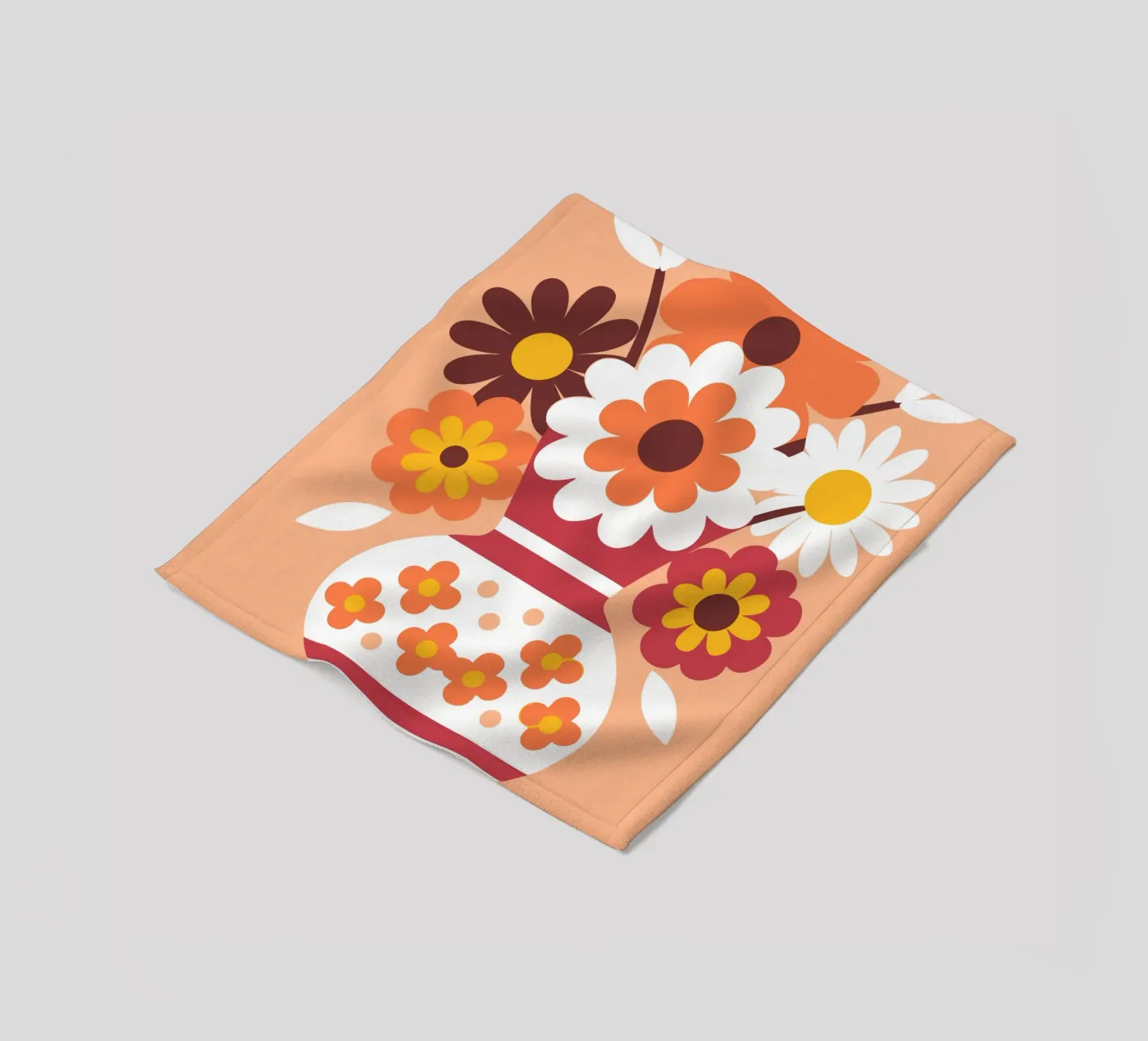 Flowers and Vases coperta in pile da FLOWER PLACE SHOP