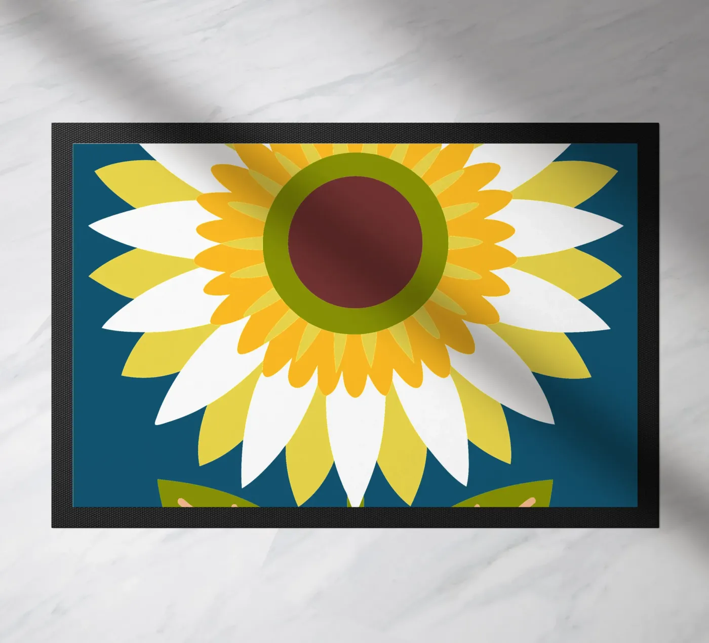 Sunflower doormat by FLOWER PLACE SHOP