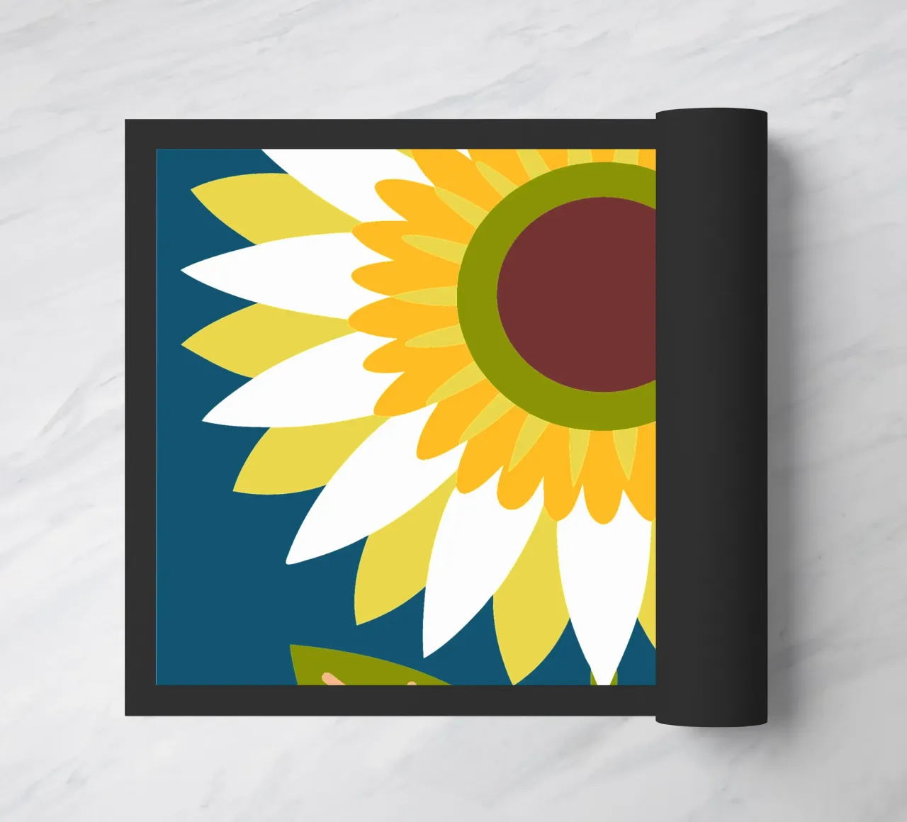 Sunflower doormat by FLOWER PLACE SHOP