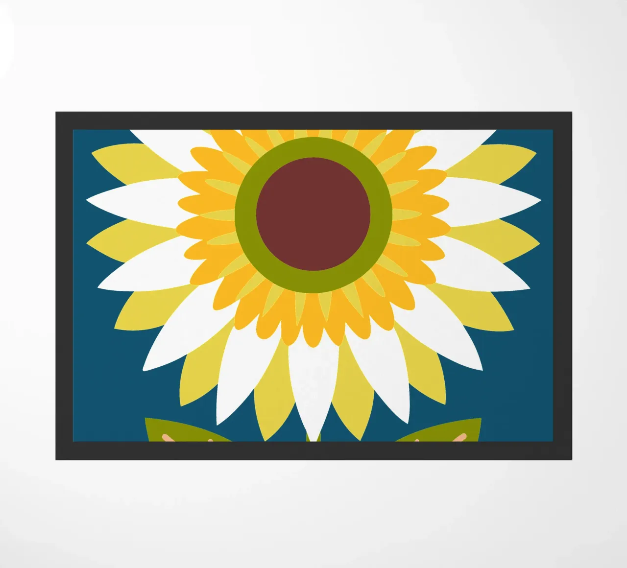 Sunflower doormat by FLOWER PLACE SHOP