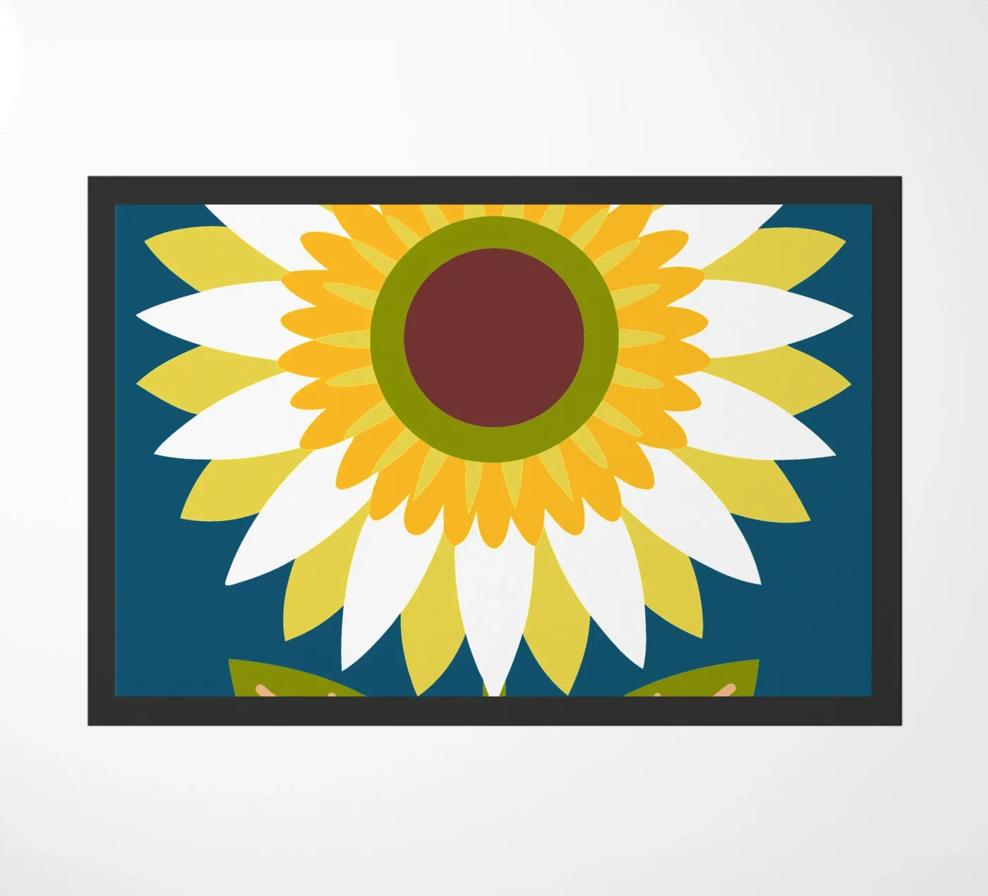 Sunflower doormat by FLOWER PLACE SHOP