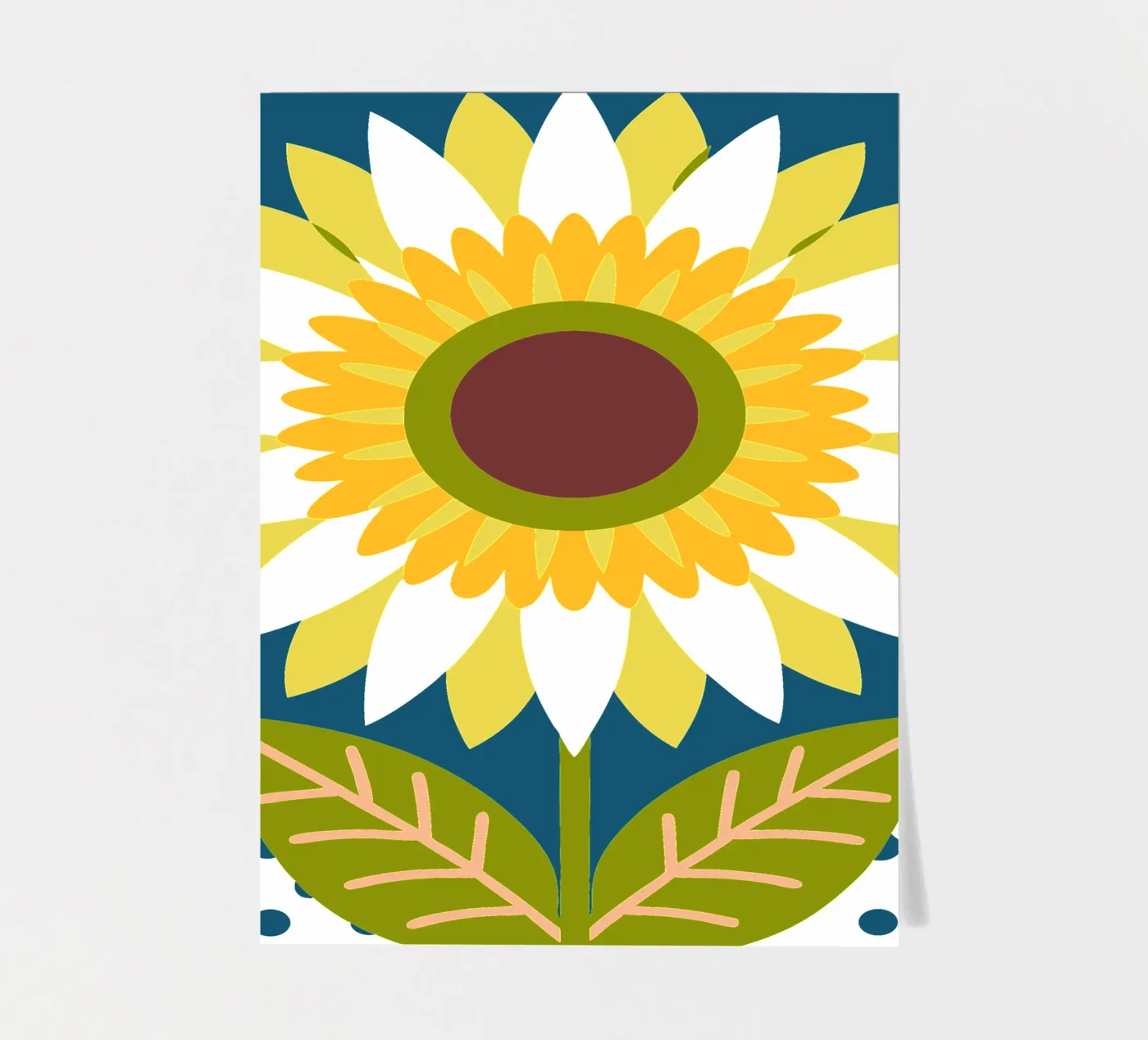 Sunflower sticker sheet by FLOWER PLACE SHOP