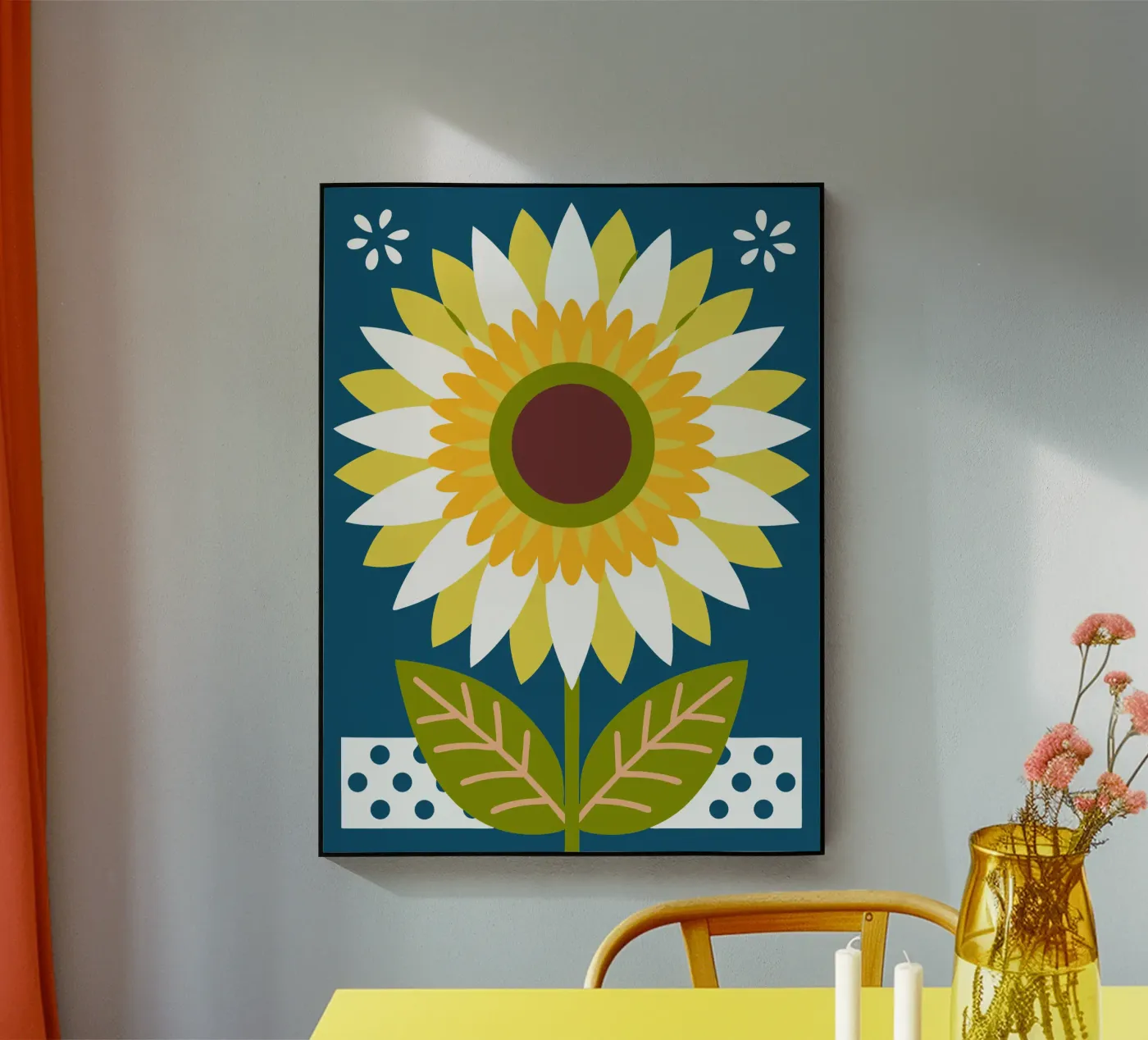 Tournesol plexiglas de FLOWER PLACE SHOP