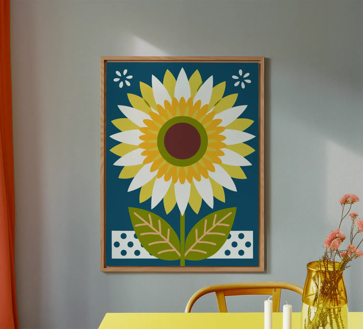 Sunflower alluminio dibond da FLOWER PLACE SHOP