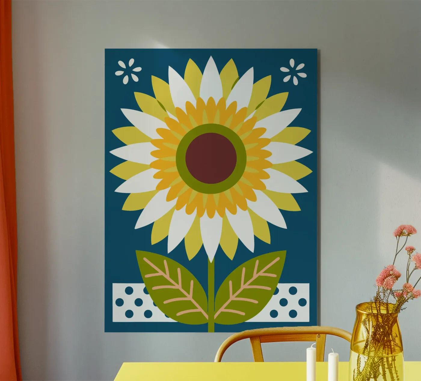 Sunflower alluminio dibond da FLOWER PLACE SHOP