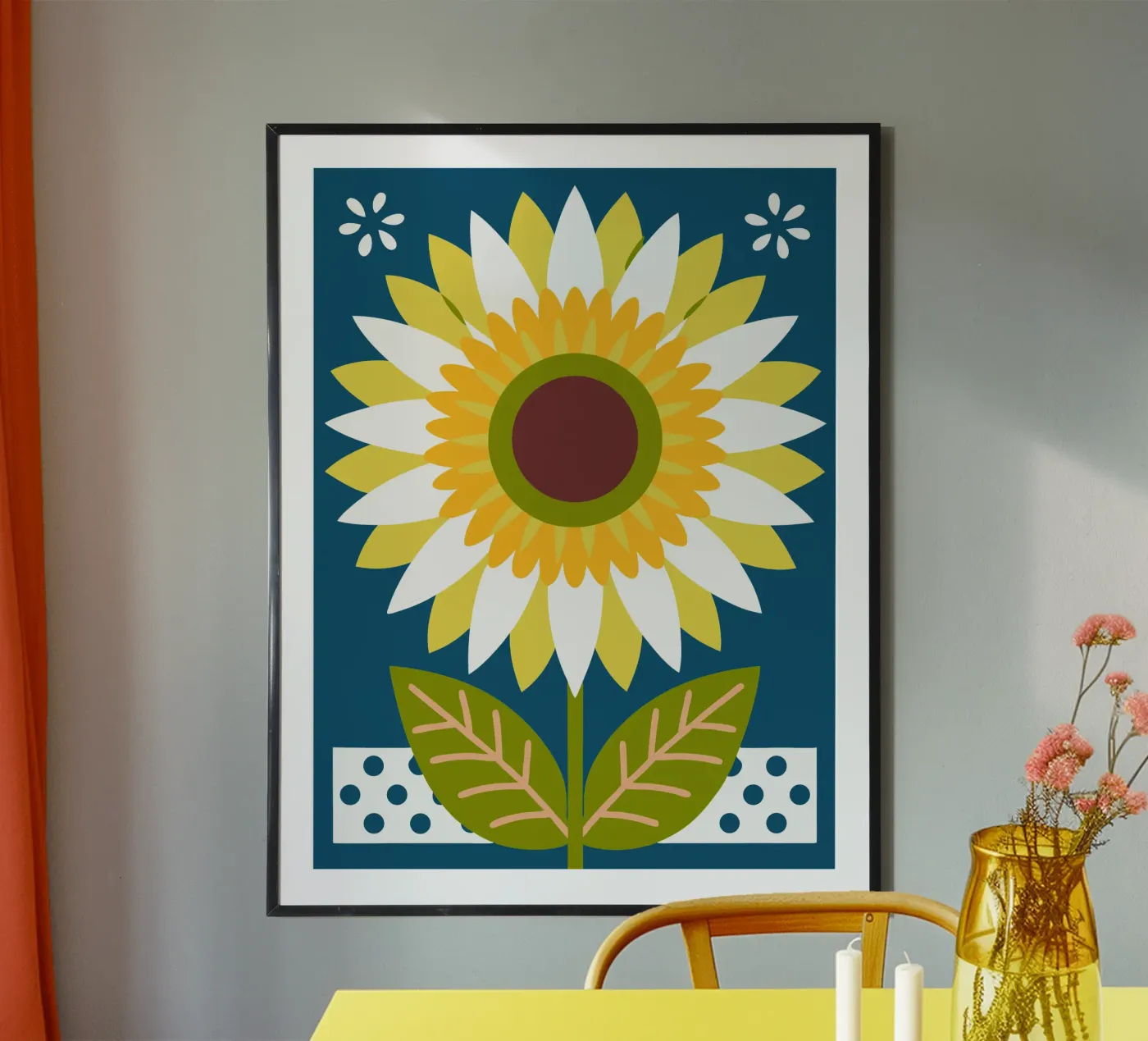 Sunflower poster by FLOWER PLACE SHOP