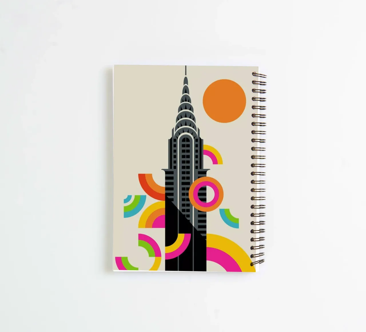 New York 30 spiral notebook by Bo Lundberg