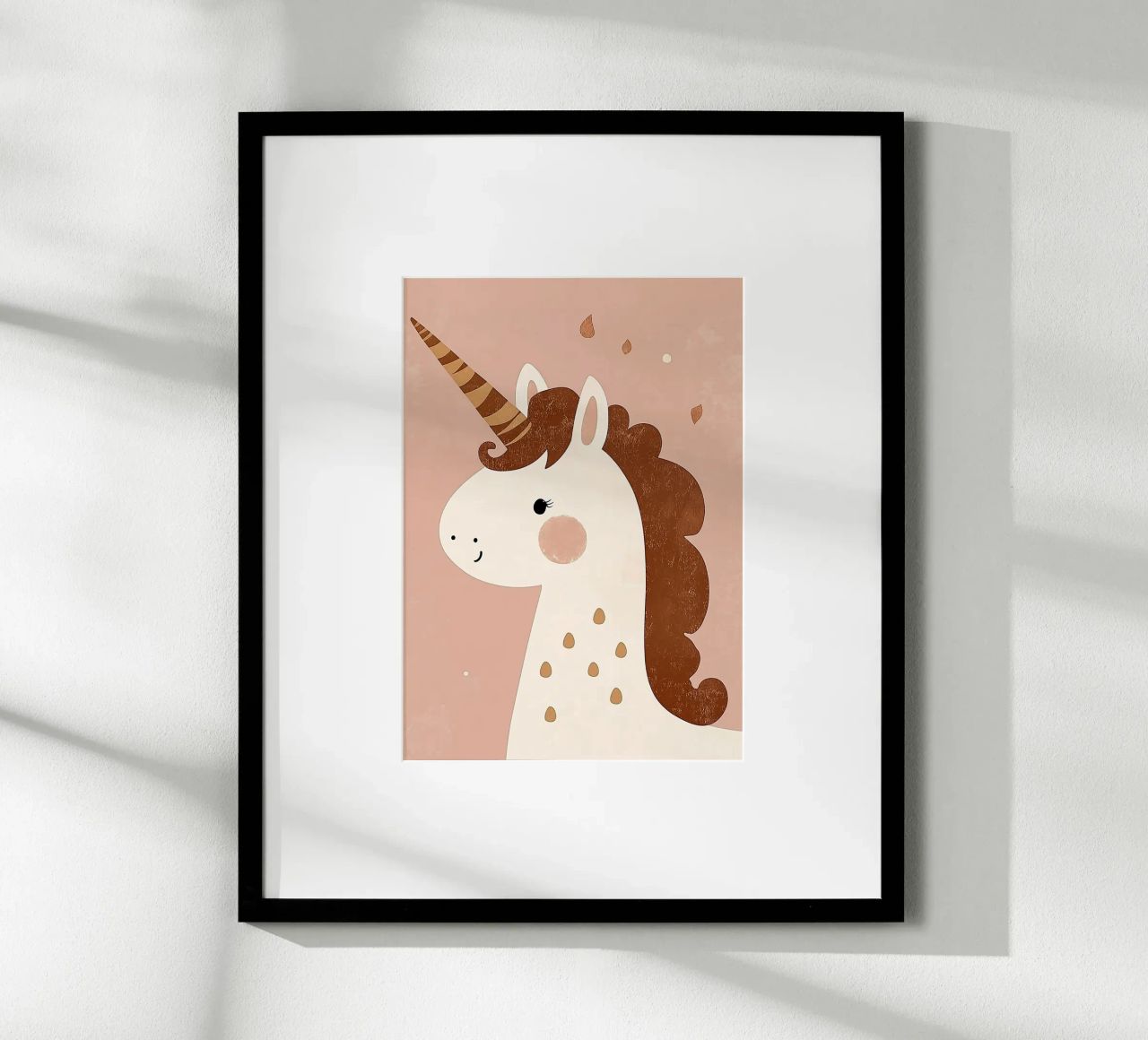 Einhorn Kinderzimmer Kunst, Kinder Wand Kunst, niedlich Druck für Kinder Poster von Little Lola