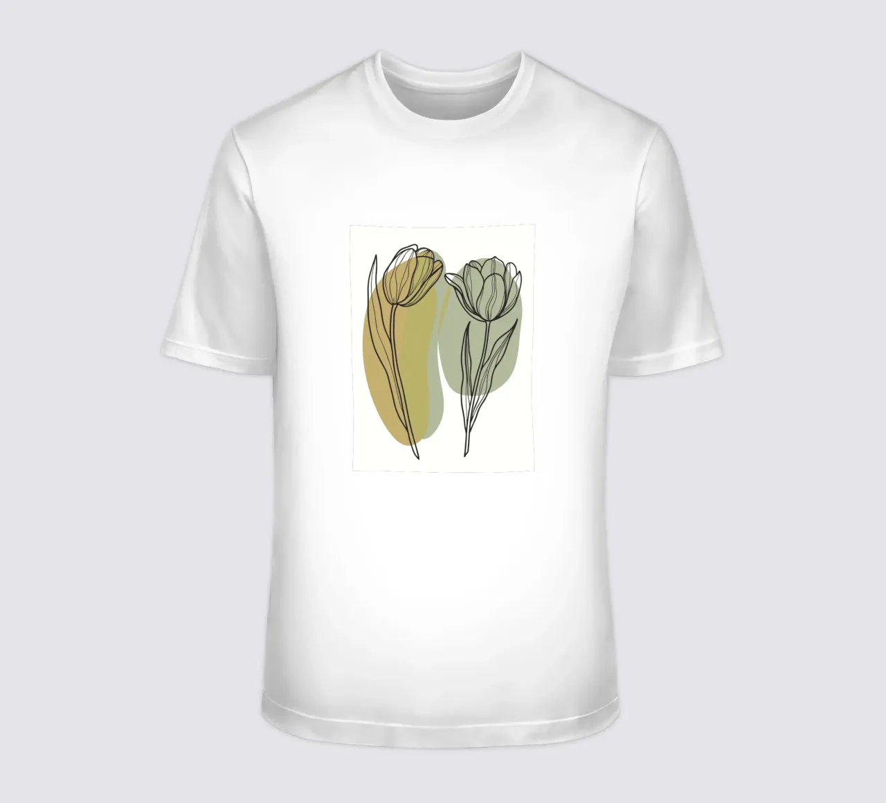 Two Tulips t-shirt by RELAXING TOUCH