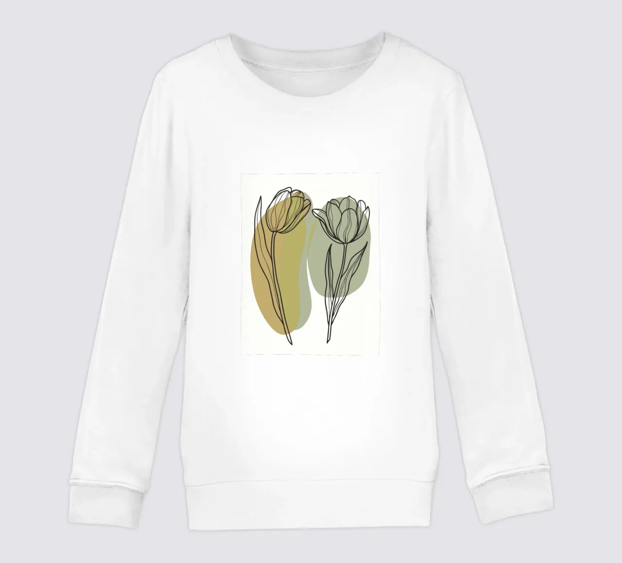 Deux tulipes sweat enfant de RELAXING TOUCH