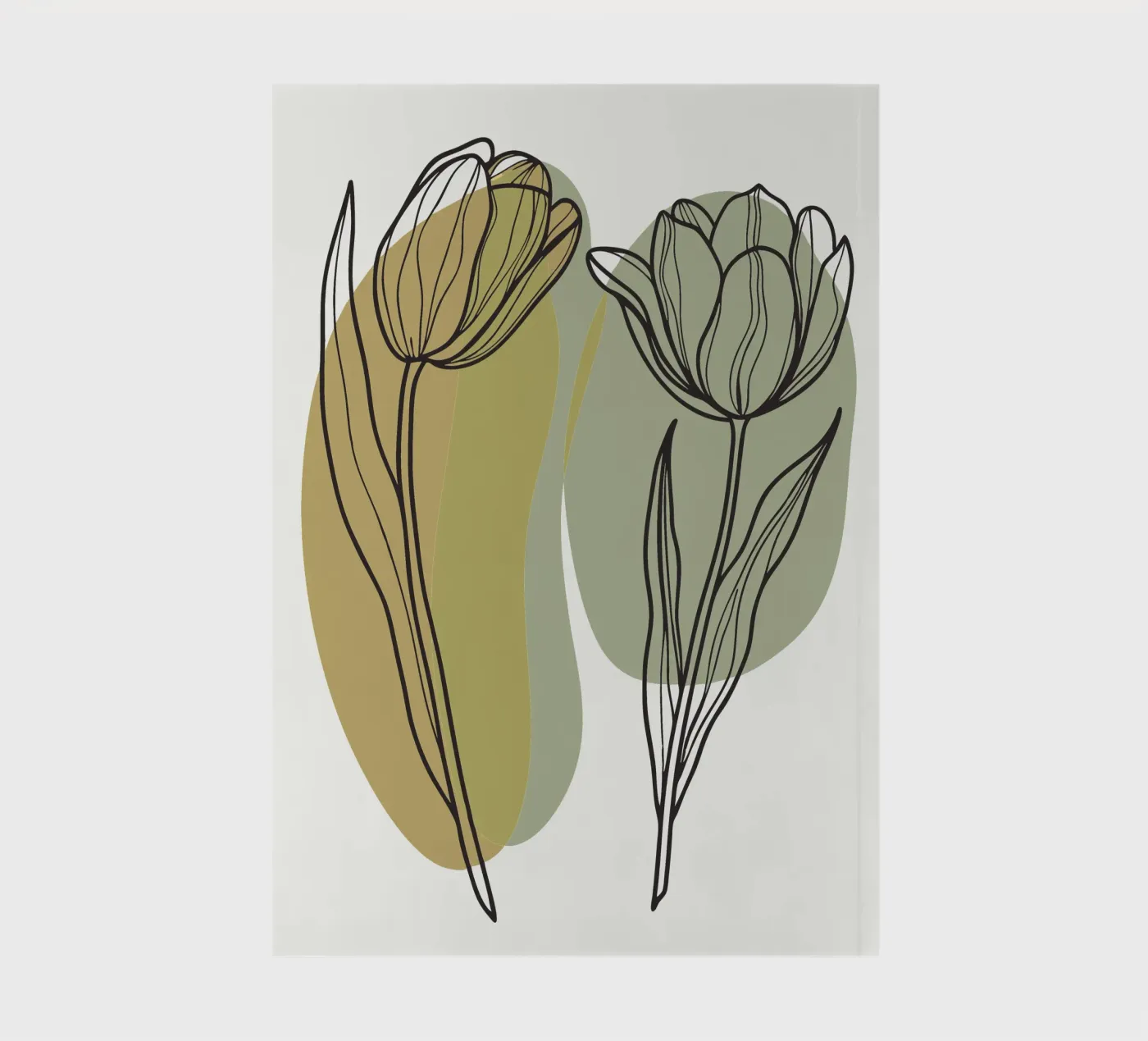 Two Tulips notebook by RELAXING TOUCH