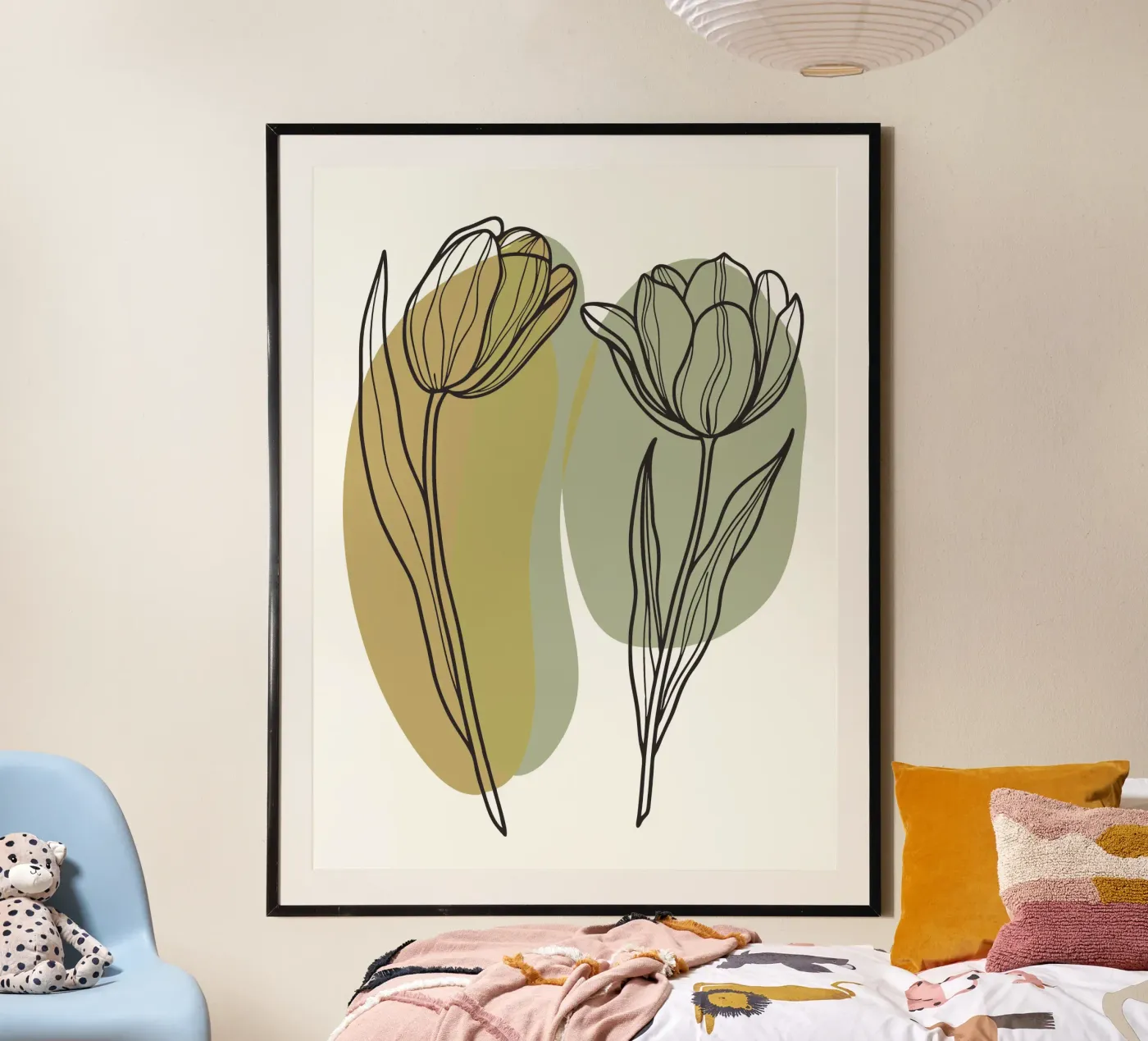 Due tulipani poster da RELAXING TOUCH