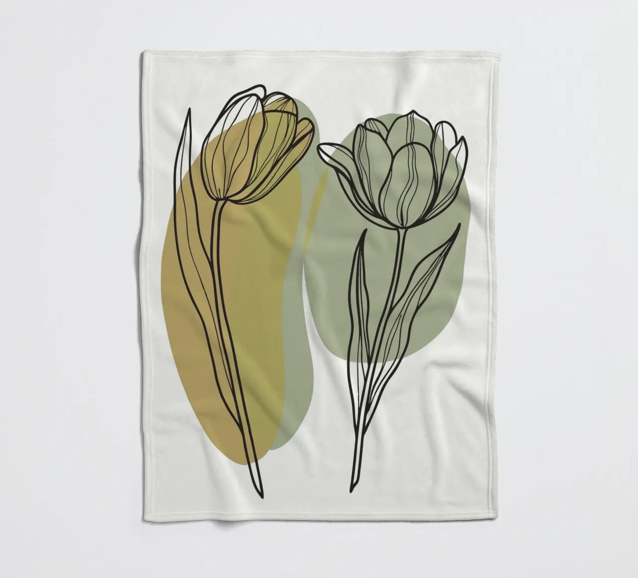 Due tulipani coperta in pile da RELAXING TOUCH