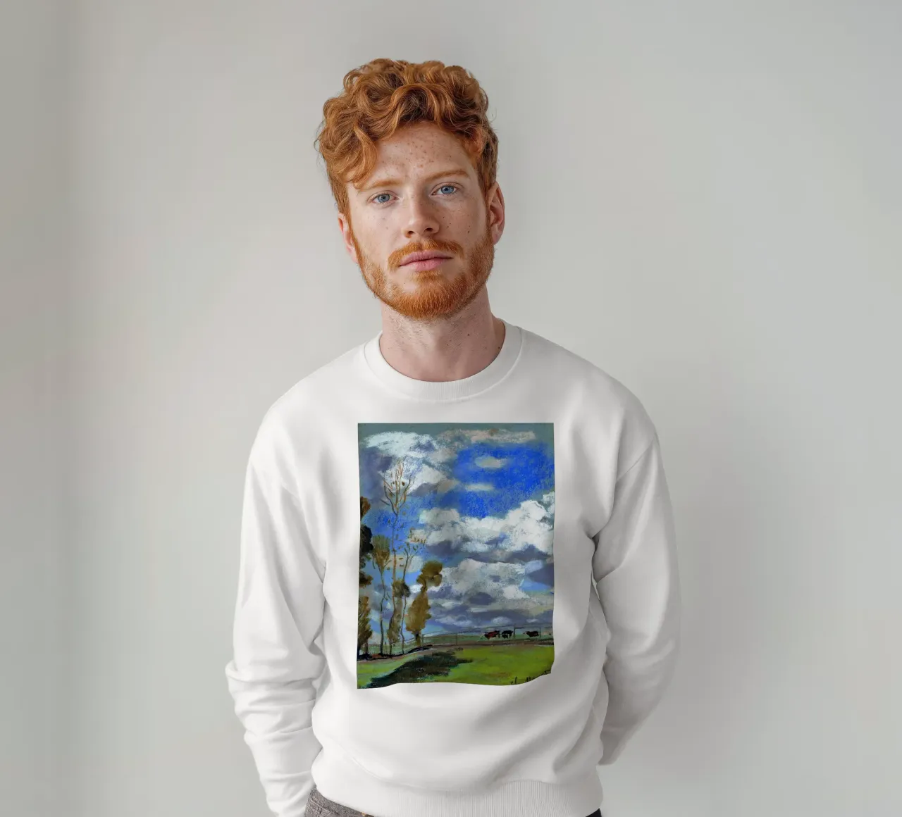 peternakan sapi greenfield campagna claude monet felpa da belong shop
