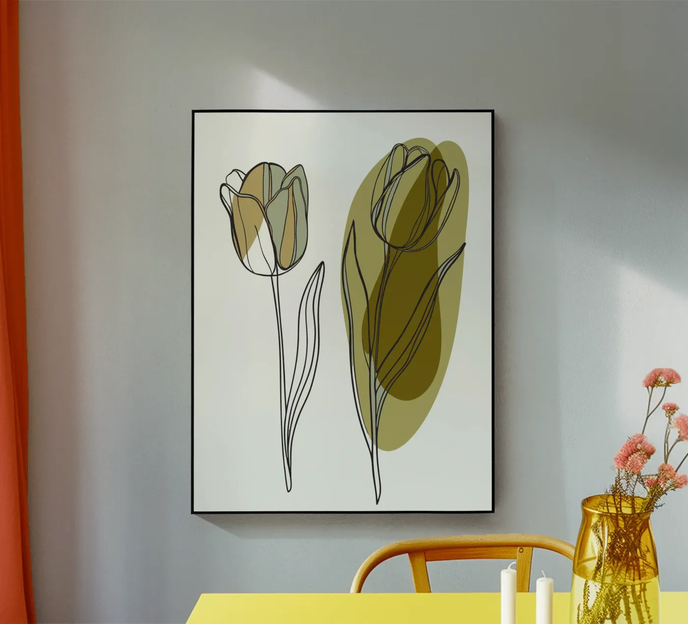 Two Tulips plexiglass da RELAXING TOUCH