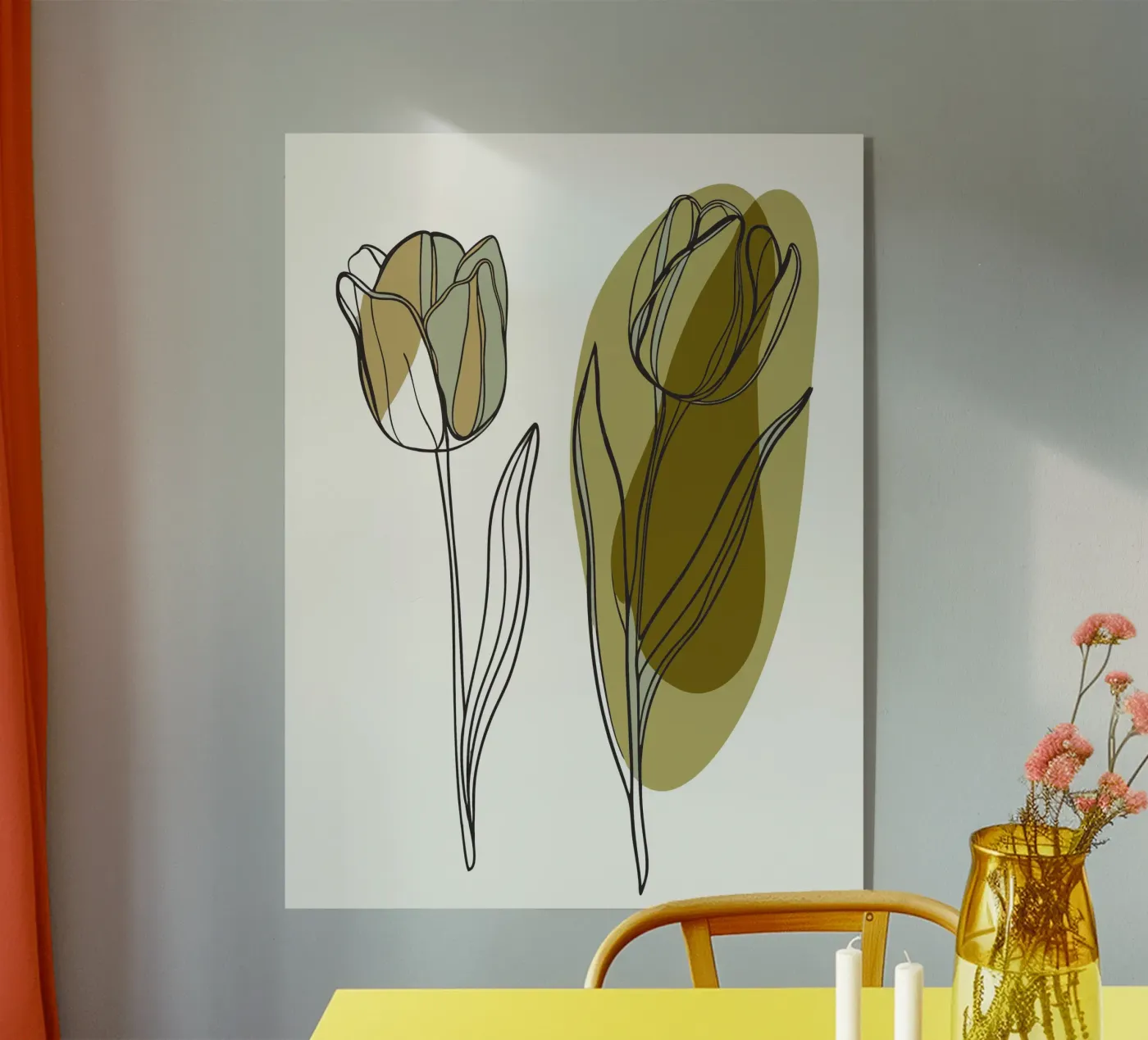 Two Tulips plexiglass da RELAXING TOUCH