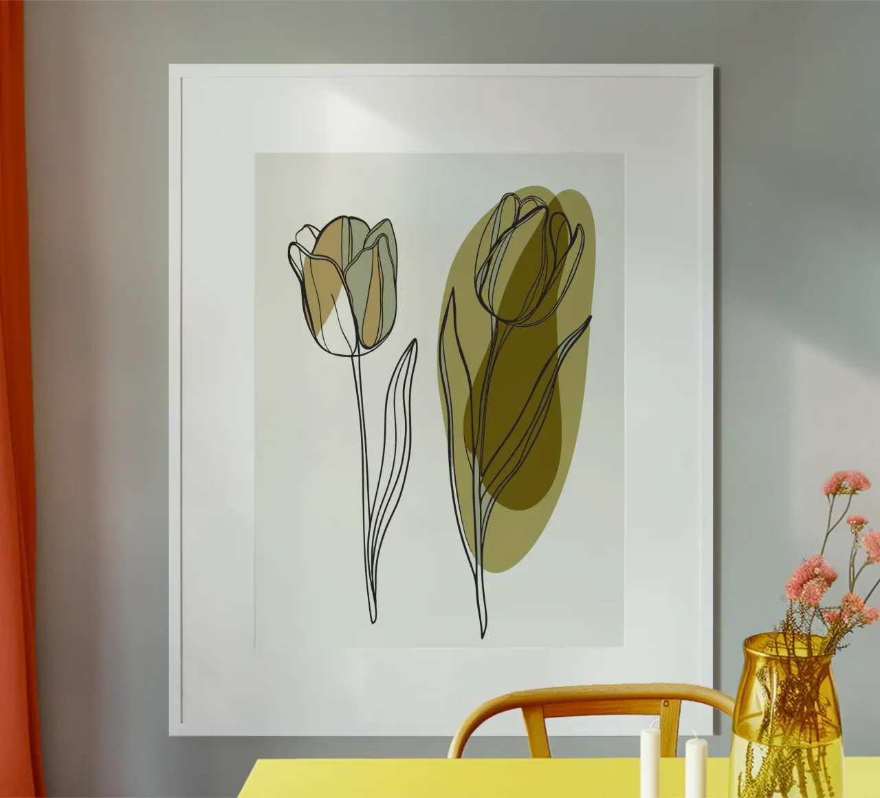 Due tulipani poster da RELAXING TOUCH